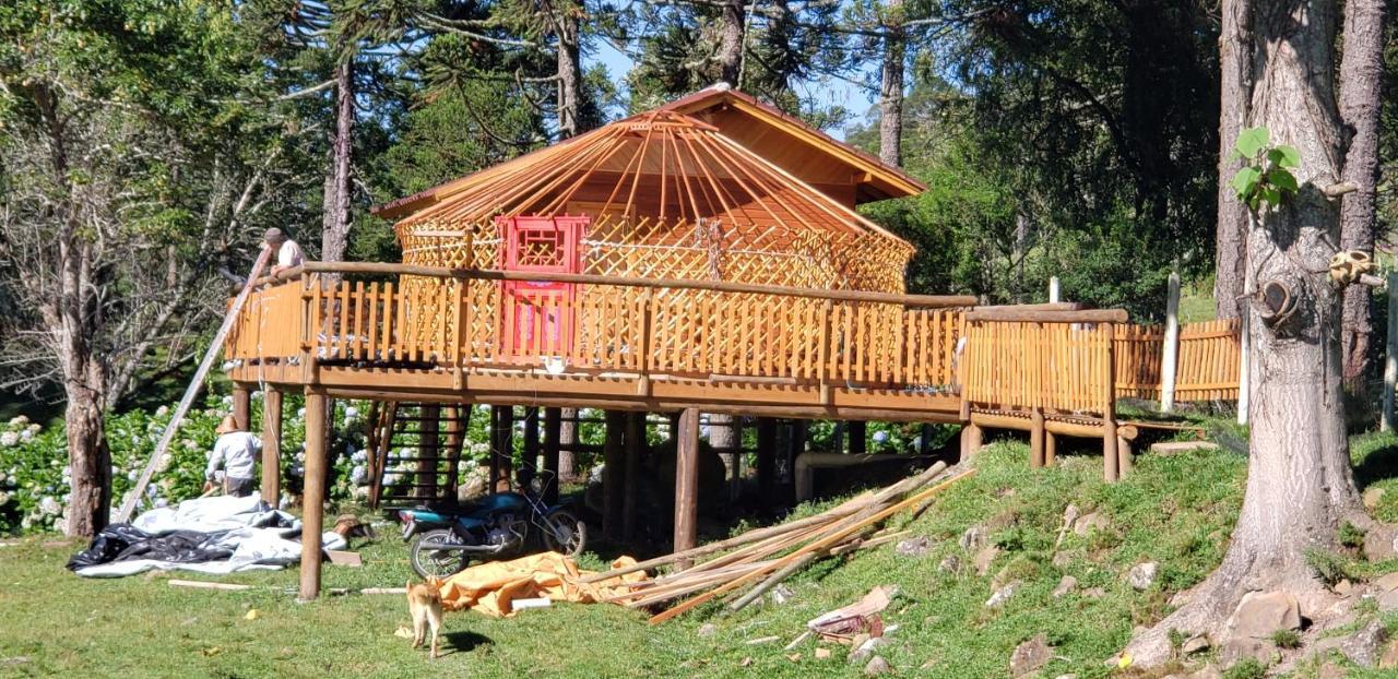Casa Campo Yurt 1 Gengiscan Tenda Mongolica Wifi Urubici Kültér fotó